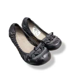 Zapatos Negros con Moño y Perlas KOKA – Talla 31