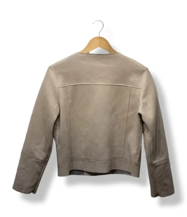 pixelcut-export-1753745915455 Chaqueta beige gamuzada Advantage, talla S