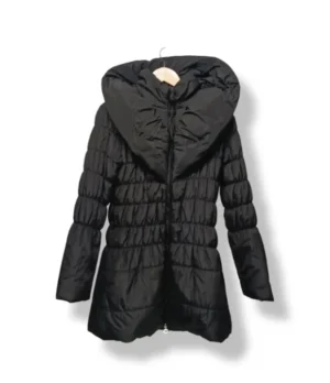 pixelcut-export-1753768557615 Parka acolchada negra con capucha Made in Italy Talla M