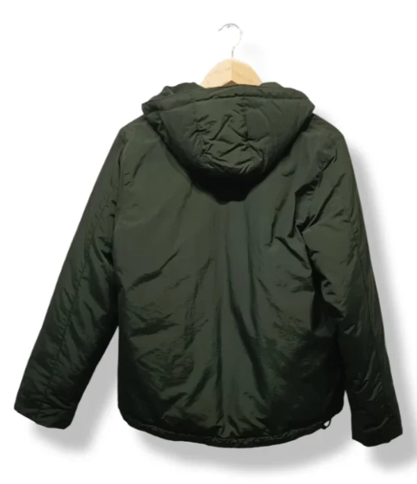 pixelcut-export-1753769019692 Parka de plumas verde con capucha Lotto Talla M