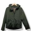Parka de plumas verde con capucha Lotto Talla M