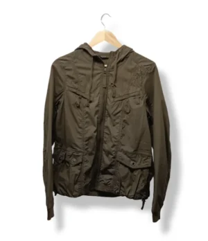 Chaqueta estilo militar verde oliva Eddie Bauer Talla M