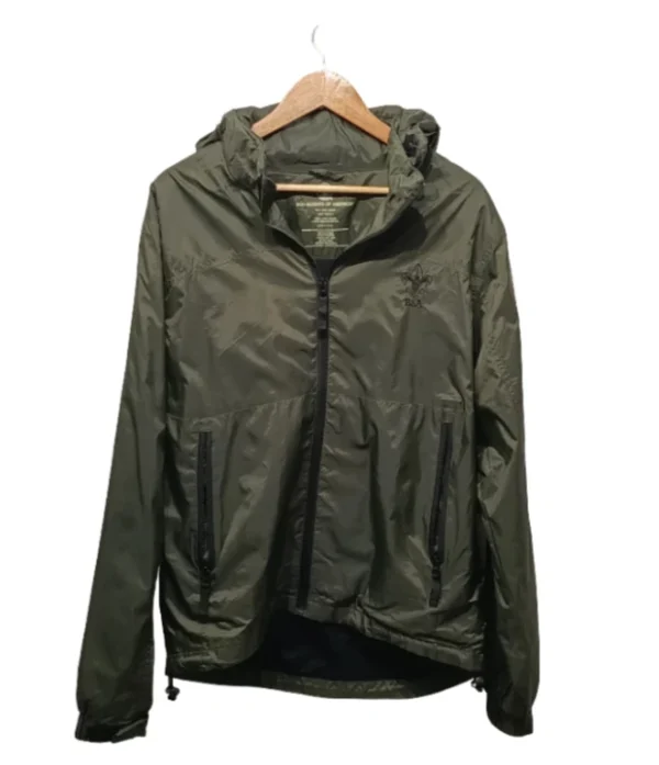 Chaqueta cortaviento verde Boy Scouts of America Talla M