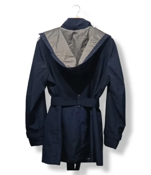 Chaqueta azul marino con cinturón Croft&Barrow – Talla L
