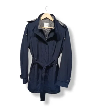 pixelcut-export-1753805569551 Chaqueta azul marino con cinturón Croft&Barrow – Talla L