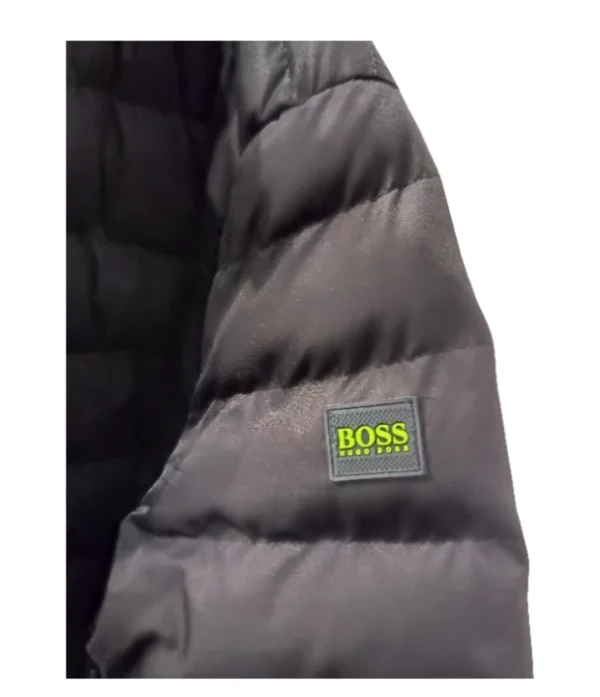 Parka puffer negra Hugo Boss – Estilo deportivo y urbano