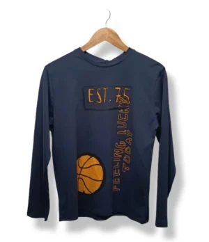 Polera manga larga “Feeling Lucky” – Zara – Talla 11-12 años