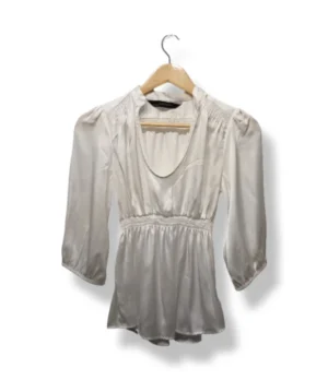 Blusa escote profundo – Zara – Talla XS