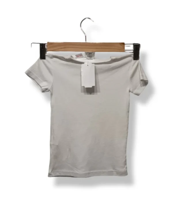 Polera básica blanca – Zara – Talla 18-24 meses