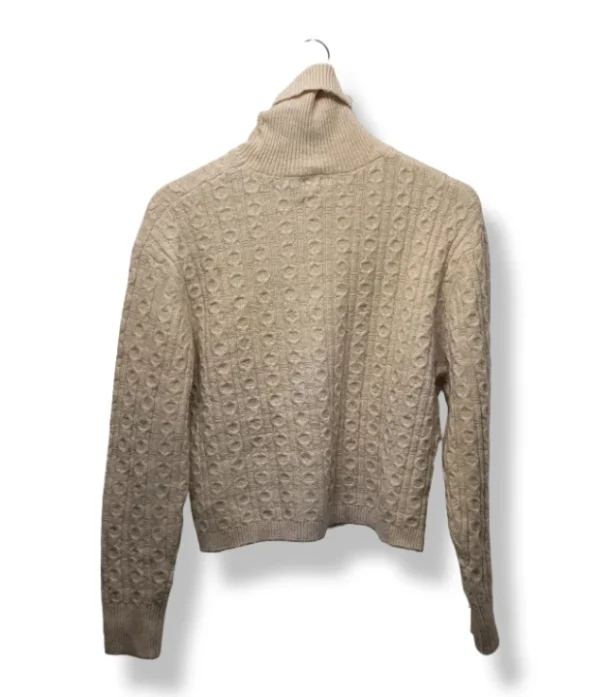 Sweater cuello alto trenzado – Zara – Talla 13-14 años