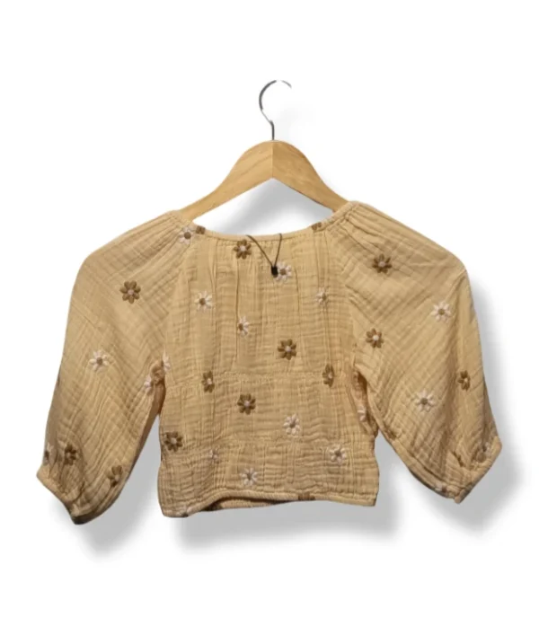 Blusa bordada Zara niña, talla 8 años (Usada)