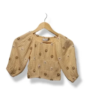 Blusa bordada Zara niña, talla 8 años (Usada)