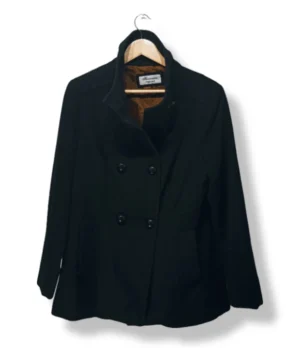 Abrigo negro estructurado Favourites Yessica - Talla M