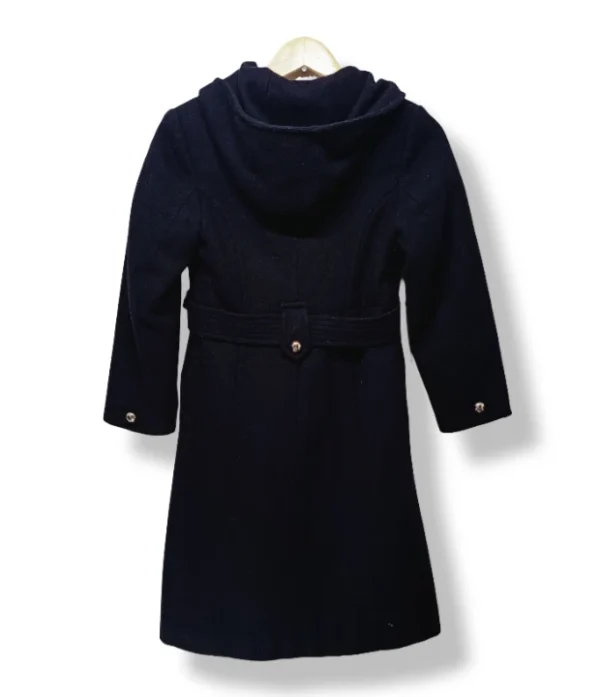 1000016142 (9) Abrigo negro LoveMade - Talla XS