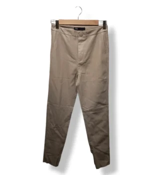 1000018665 (14) Pantalón efecto cuero beige Zara Woman – Talla S