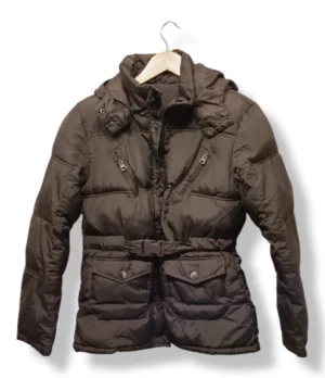 Parka acolchada Yigga con cinturón, talla 12/14 años