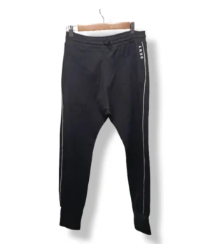 1000018665 Jogger negro con franjas laterales DKNY, Talla M