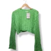 Sweater calado verde Zara 13-14 años (Nuevo con etiqueta)