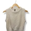 Chaleco crop tejido H&M mujer, talla S (Usado)