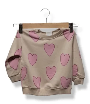 Polerón corazones Zara bebé - Talla 9-12 meses