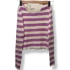 Sweater rayado lila Zara niña - Talla 13-14 años