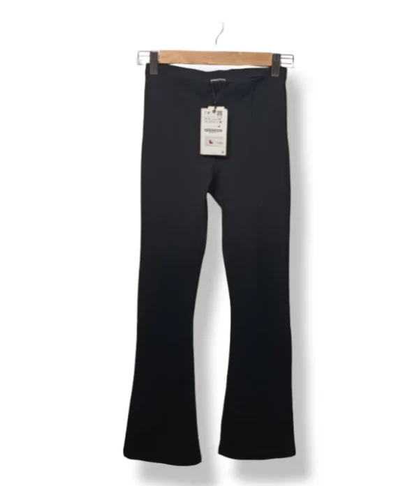 Pantalón acampanado negro Zara niña - Talla 10