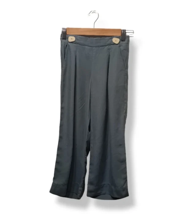 Pantalón satinado gris Zara niña - Talla 7 años