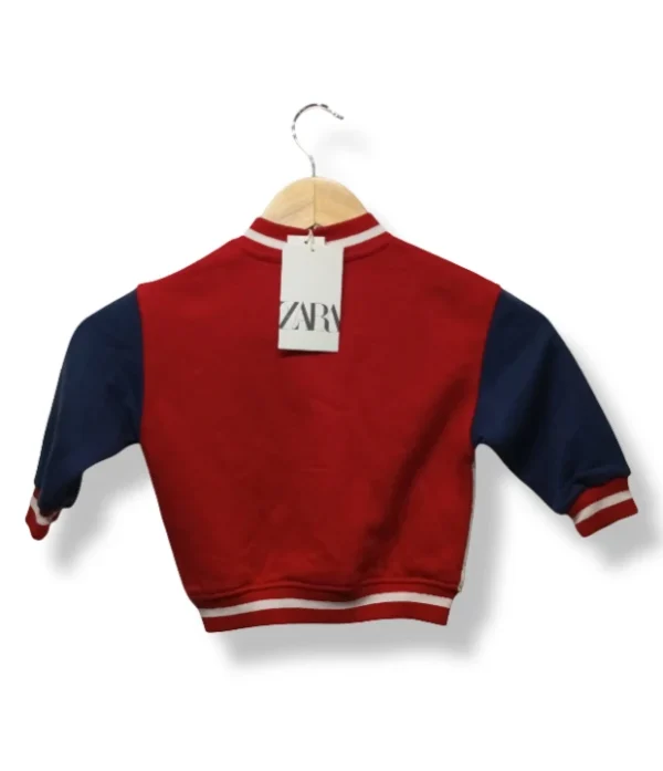 Chaqueta varsity Zara bebé “NY A Thunder Club” – Talla 12-18 meses, nueva con etiqueta
