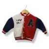 Chaqueta varsity Zara bebé “NY A Thunder Club” – Talla 12-18 meses, nueva con etiqueta
