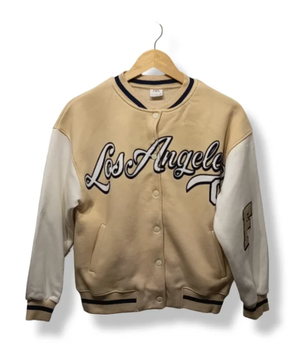 Chaqueta varsity Zara niño “Los Angeles” – Nueva sin etiqueta