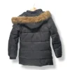 Parka acolchada negra con chiporro Broadway, Talla