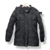 Parka acolchada negra con chiporro Broadway, Talla