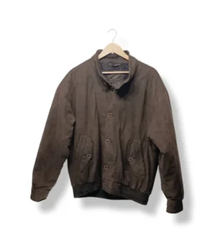 pixelcut-export-1754282945061 Chaqueta café tipo gamulán Amaretta Styled B.S.M., Talla L