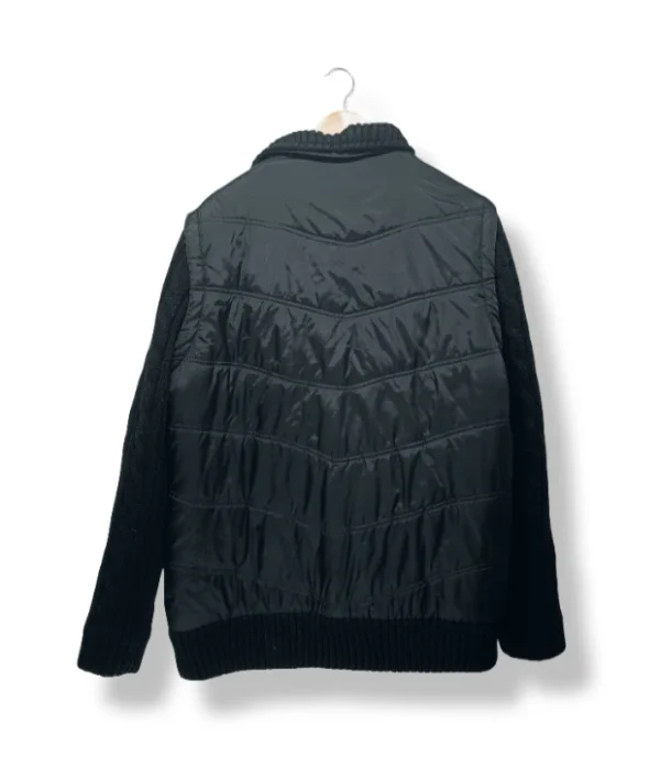 Chaqueta híbrida negra Digger Club Leatherhouse, Talla XL/XXL