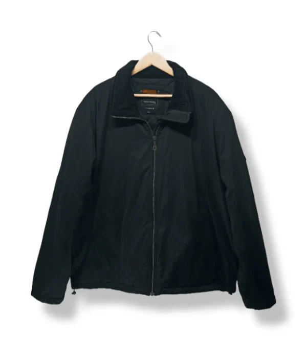 Chaqueta negra básica con cierre Much More Jackets, Talla L/XL