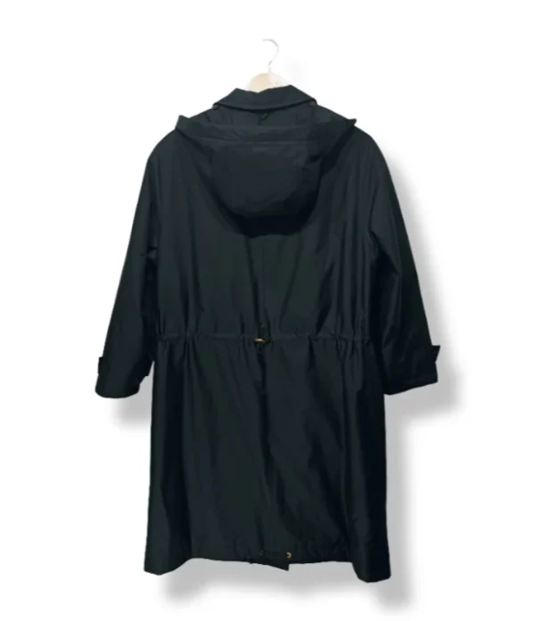 Parka negra impermeable Sympatex,  Talla L/XL