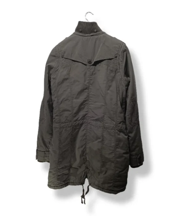 pixelcut-export-1754283897224 Chaqueta larga verde militar estilo parka CAPSIZE Talla L/XL