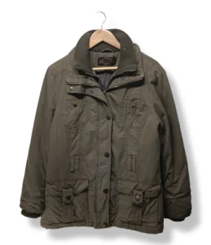 pixelcut-export-1754283974003 Chaqueta verde militar estilo utilitario Enjoy Life, Talla L