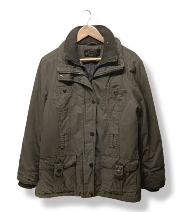 Chaqueta verde militar estilo utilitario Enjoy Life, Talla L