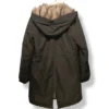 Chaqueta verde oliva con chiporro interior - Lucky Brand, talla M