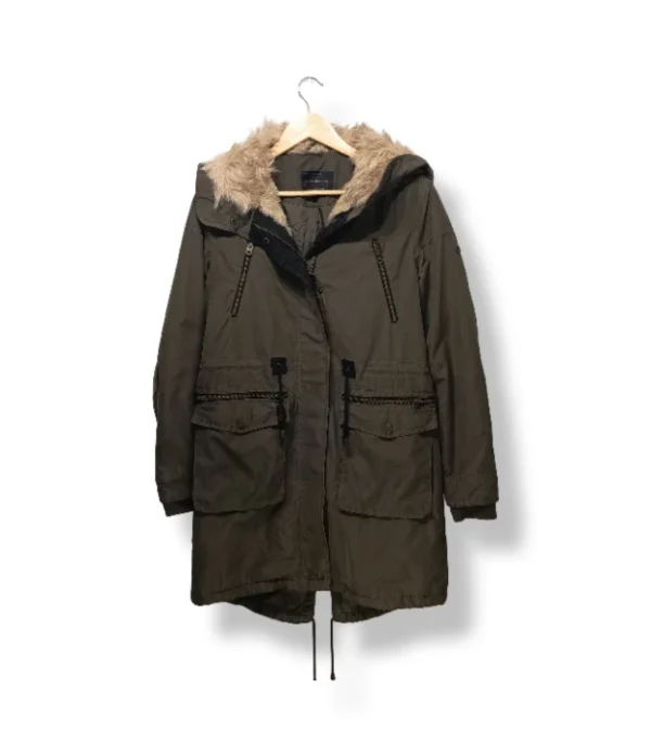 pixelcut-export-1754284201559 Chaqueta verde oliva con chiporro interior - Lucky Brand, talla M