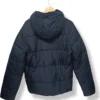 Parka puffer de pluma azul marino Hollister – Talla L
