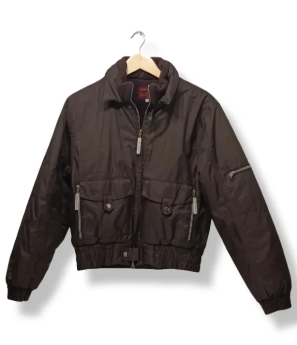 Parka deportiva café forrada Kentucky – Talla M