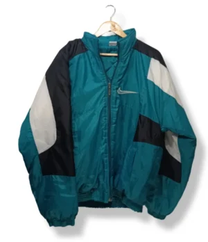 Parka vintage deportiva Nike 90s color teal (Talla M/L)