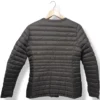 Parka puffer gris oscuro Deha 90% pluma (Talla S/M)