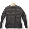Parka puffer gris oscuro Deha 90% pluma (Talla S/M)