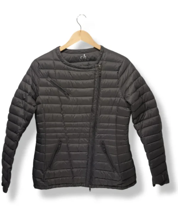 pixelcut-export-1754285647353 Parka puffer gris oscuro Deha 90% pluma (Talla S/M)