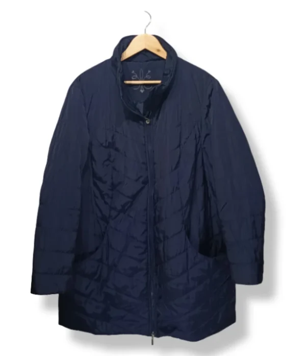 Parka acolchada azul marino Ulla Popken Talla XL/XXL