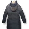 Parka larga acolchada negra The Outerwear (XS/S)