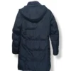 Parka acolchada azul marino Alba Moda, Talla S/M